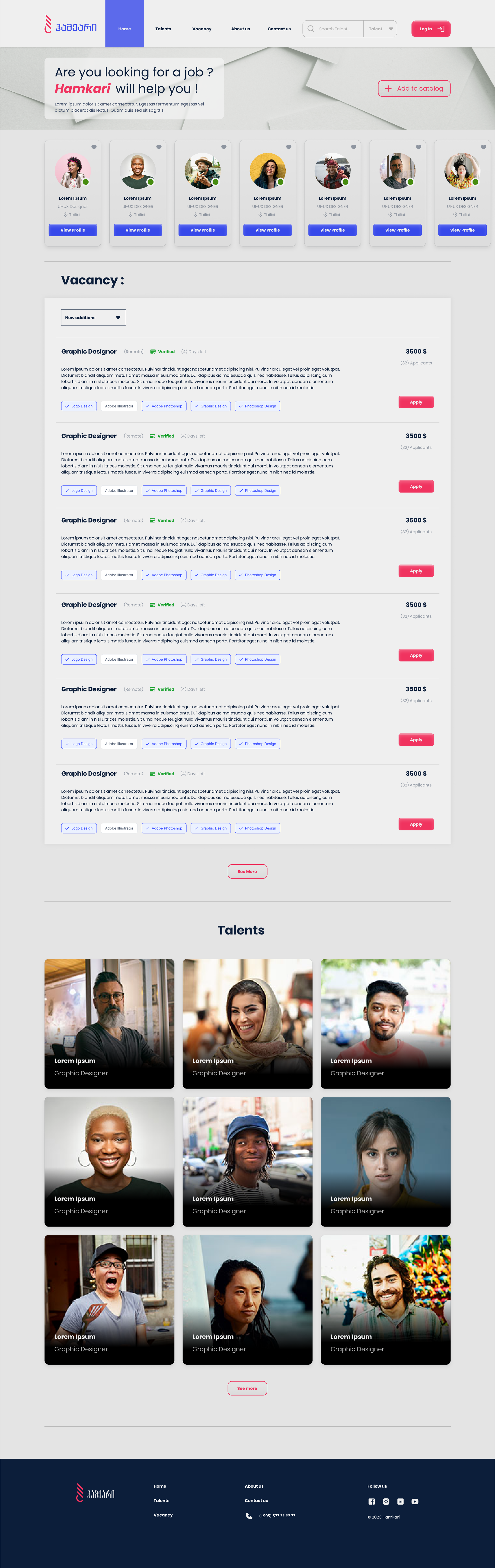 Project snapshot for gallery